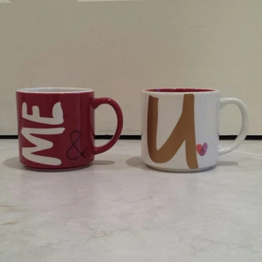 NWOT Hallmark Me & U Coffee Cups